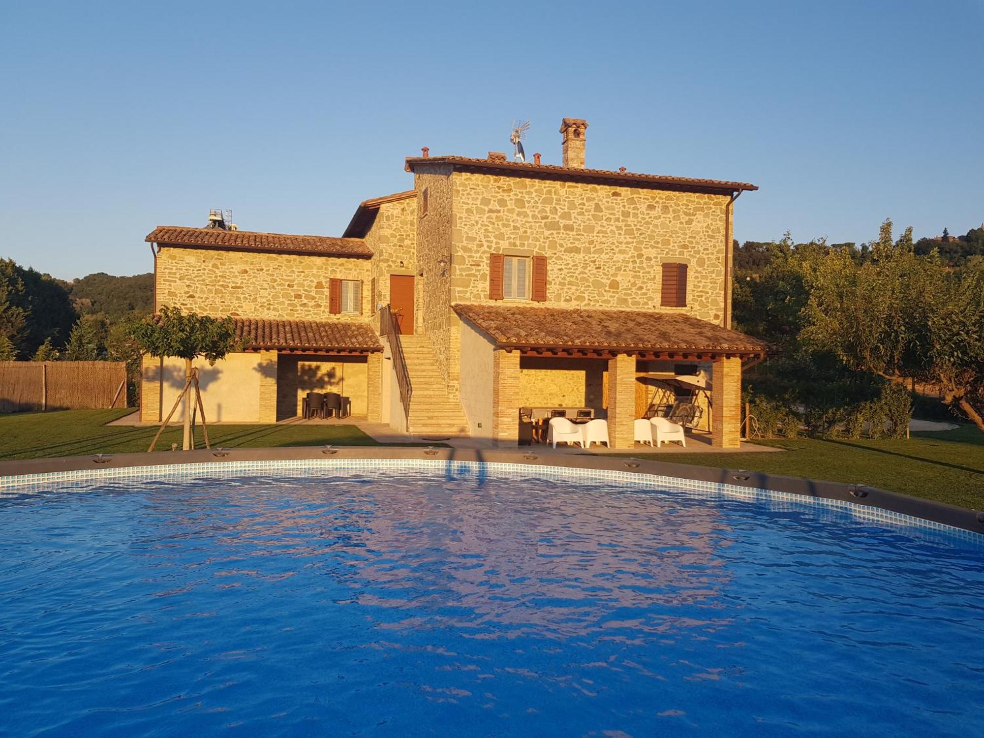 Agriturismo Villa Al Piano Todi Bagian luar foto